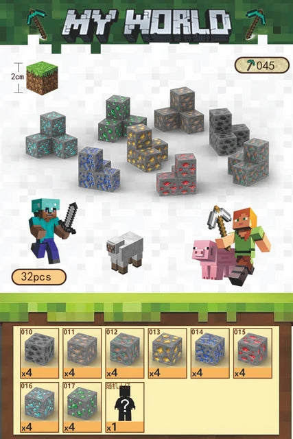 Magnetic Minecraft blocks