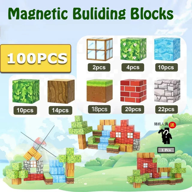 Magnetic Minecraft blocks