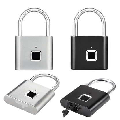 Keyless USB Charging Fingerprint Lock Smart Padlock