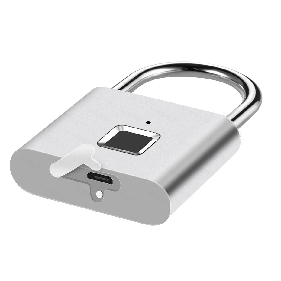 Keyless USB Charging Fingerprint Lock Smart Padlock